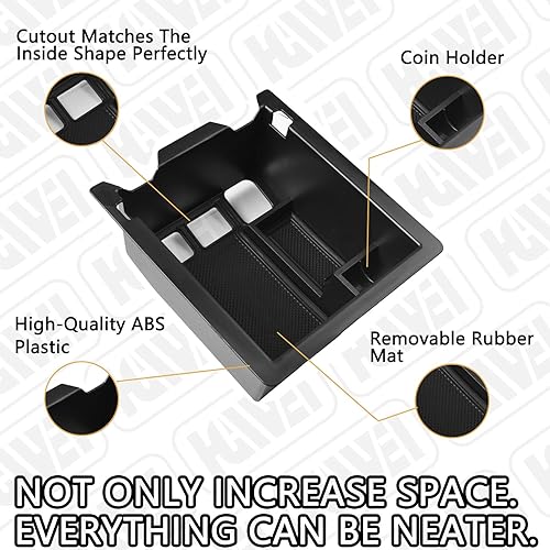 Miniatura 5 de Organizador de consola central compatible con Mazda CX-5 accesorios 2017 2018 2019 2020 2021 2022 2023 2024 2025, bandeja de inserción de