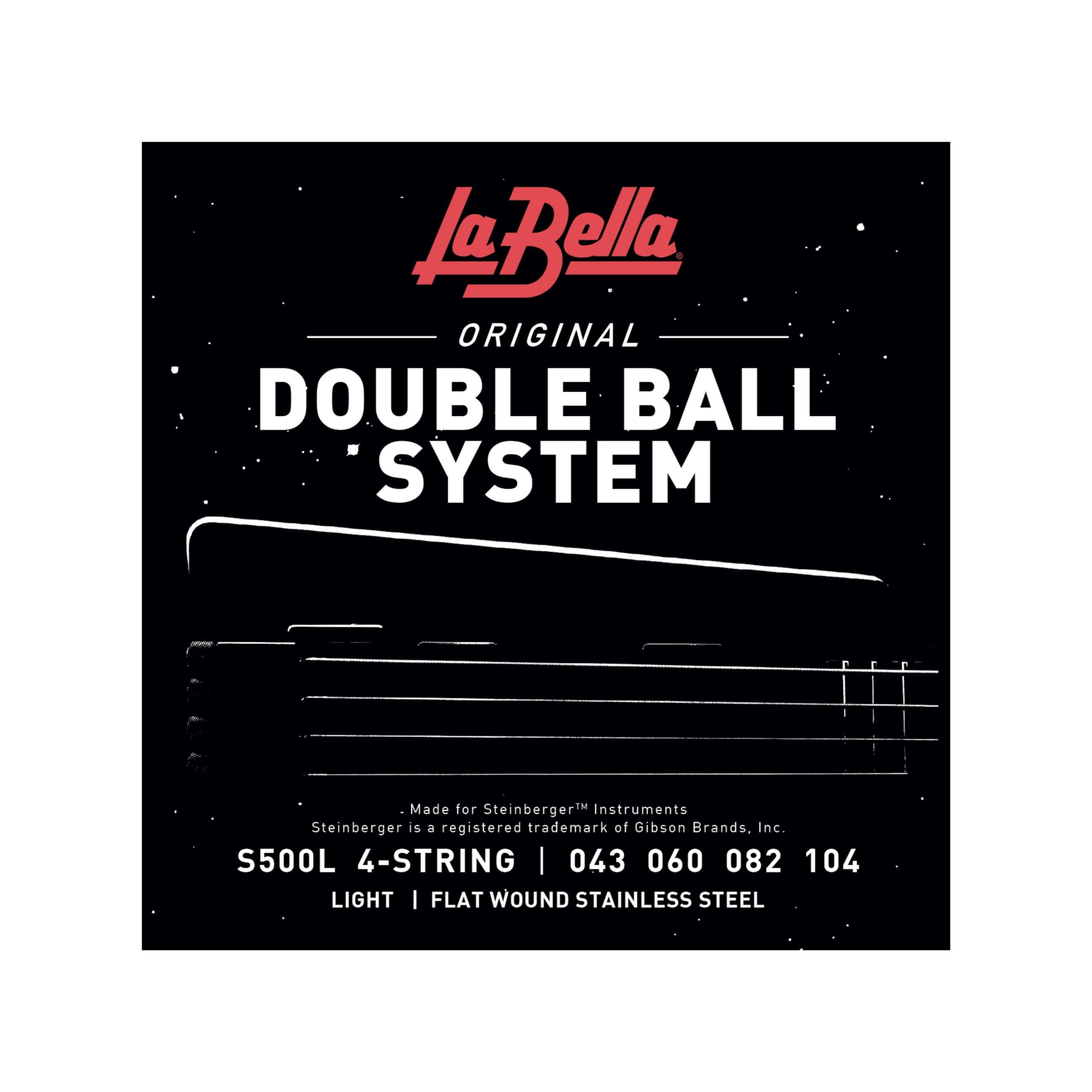 Amazon.com: La Bella S500L Double Ball SystemLight Flat Wound