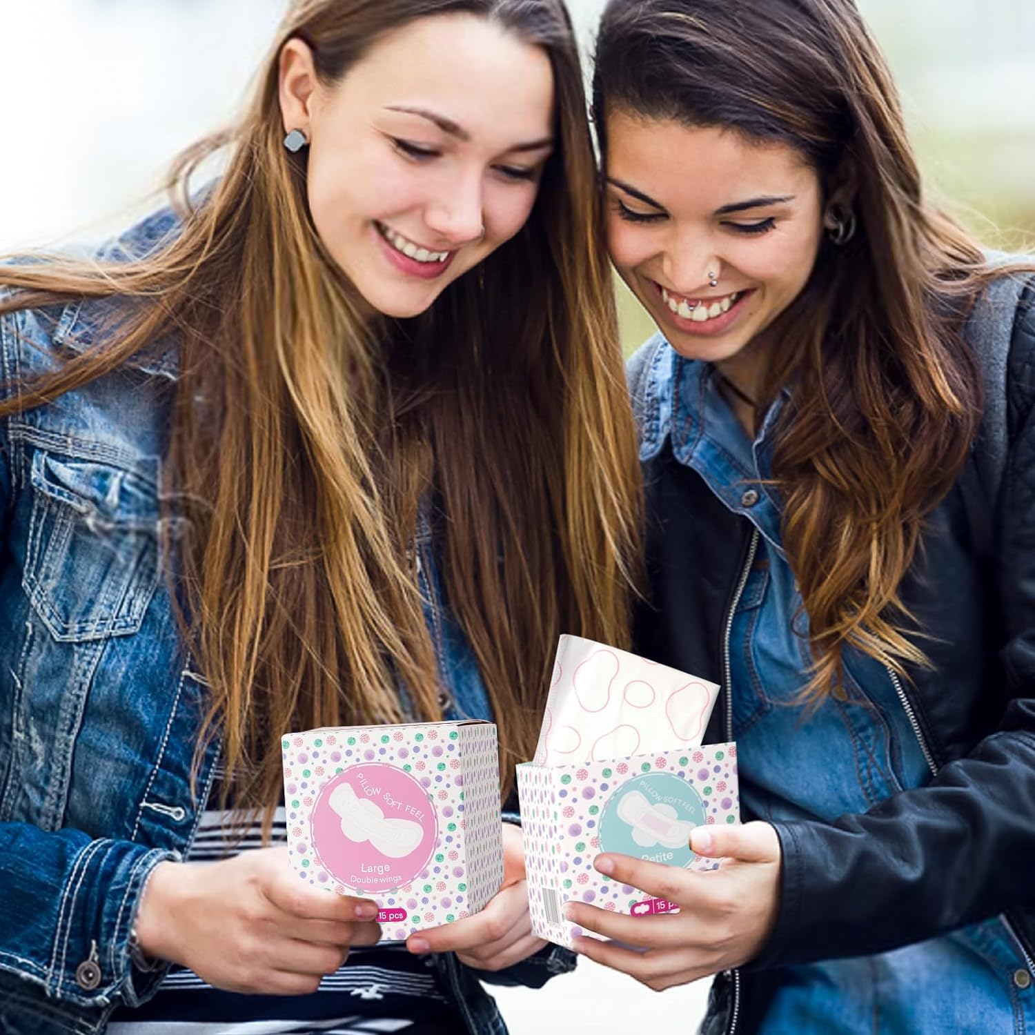 PurComfy Almohadillas para adolescentes con alas para adolescentes, toallas sanitarias de algodón orgánico para adolescentes de 9 a 14 años, tamaño largo durante la noche, 90 unidades
