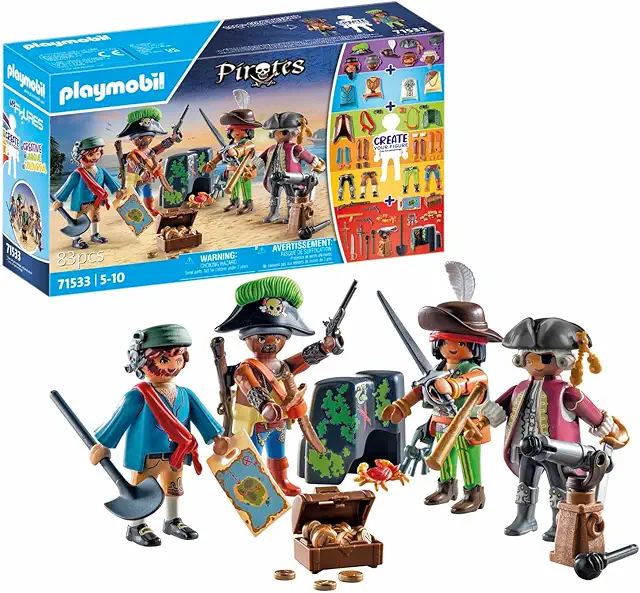 PLAYMOBIL Piraten MyFigures Set - Kreative Lego Piraten Figuren für Kinder ab 5