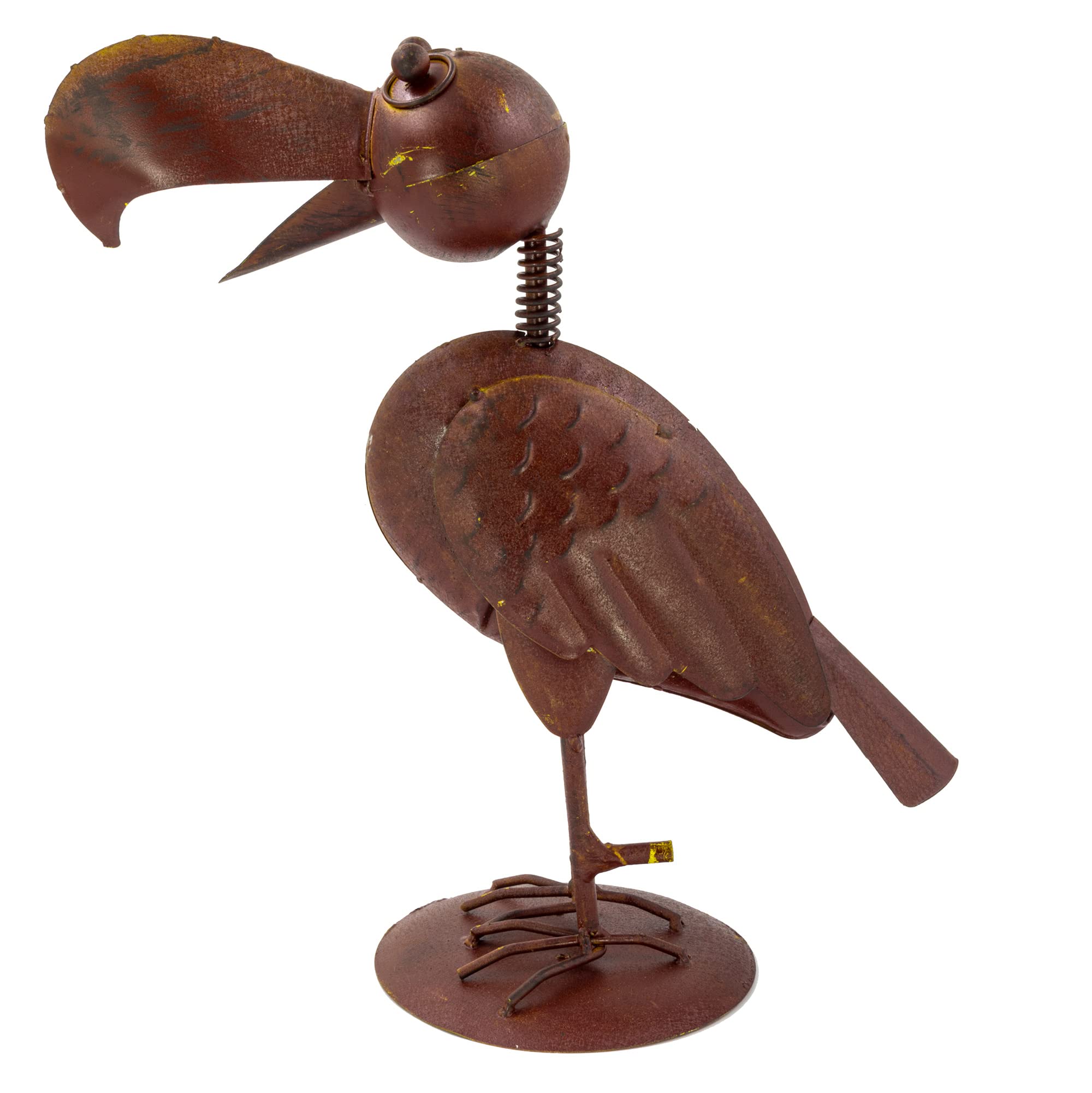Gargouille corbeau Figurine étang Décoration jardin fontaine extérieure