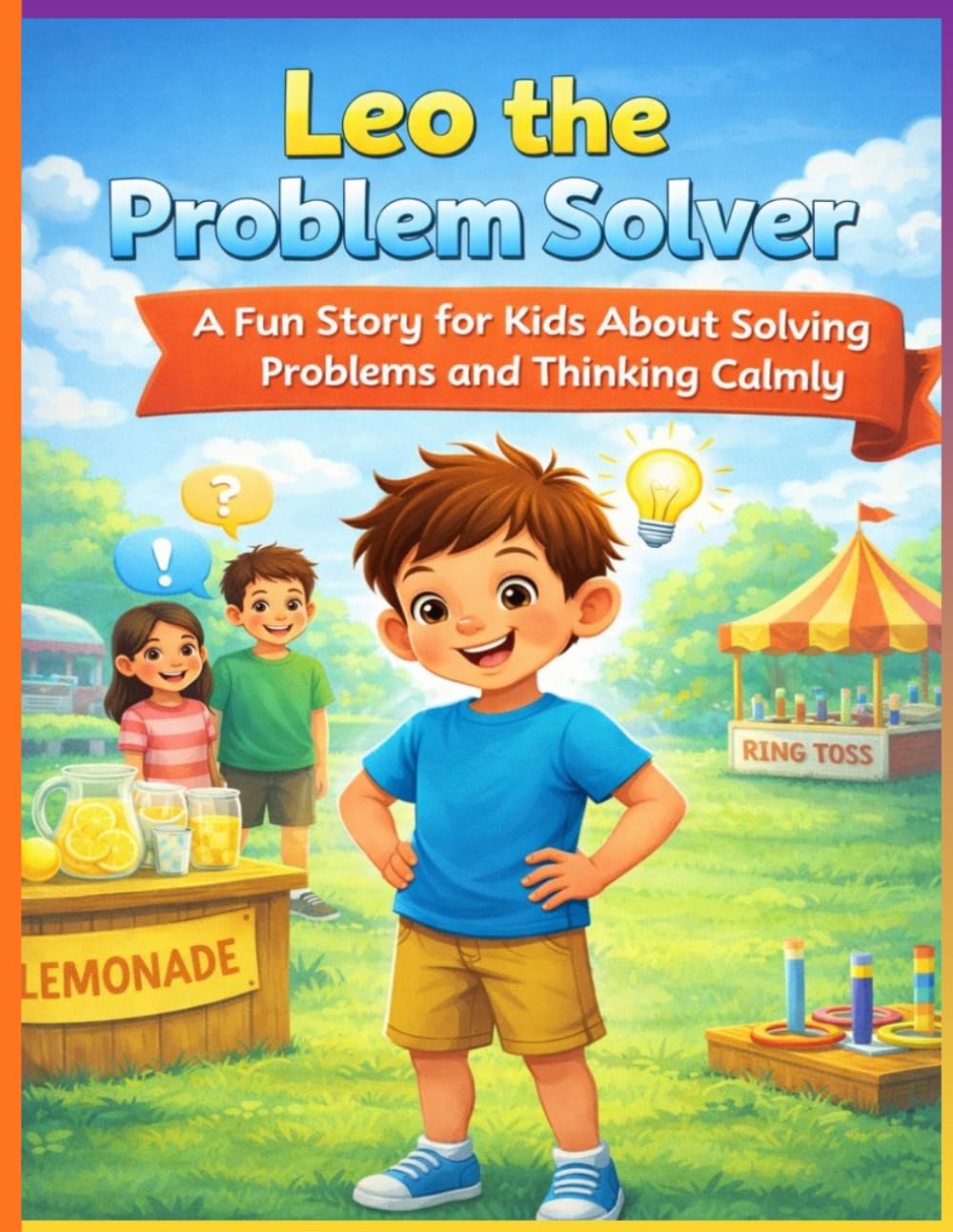 Leo the Problem Solver: A Fun Story for Kids About Solving Problems and Thinking Calmly: Short Inspiring Story That Teaches Kids Confidence, Smart Thinking, and Problem-Solving Skills