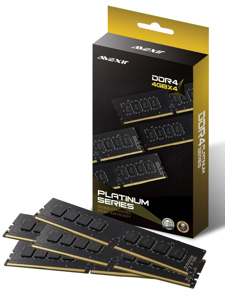 16gb Platinum Ddr4 2400mhz Pc4 19200 Cl16 Quad Channel Kit