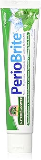 Periobrite Natural Toothpaste, Cool Mint, 4 Ounce, 3 Count | Natural Teeth Whitener | Freshens Breath | Removes Plaque | Minimizes Dry Mouth