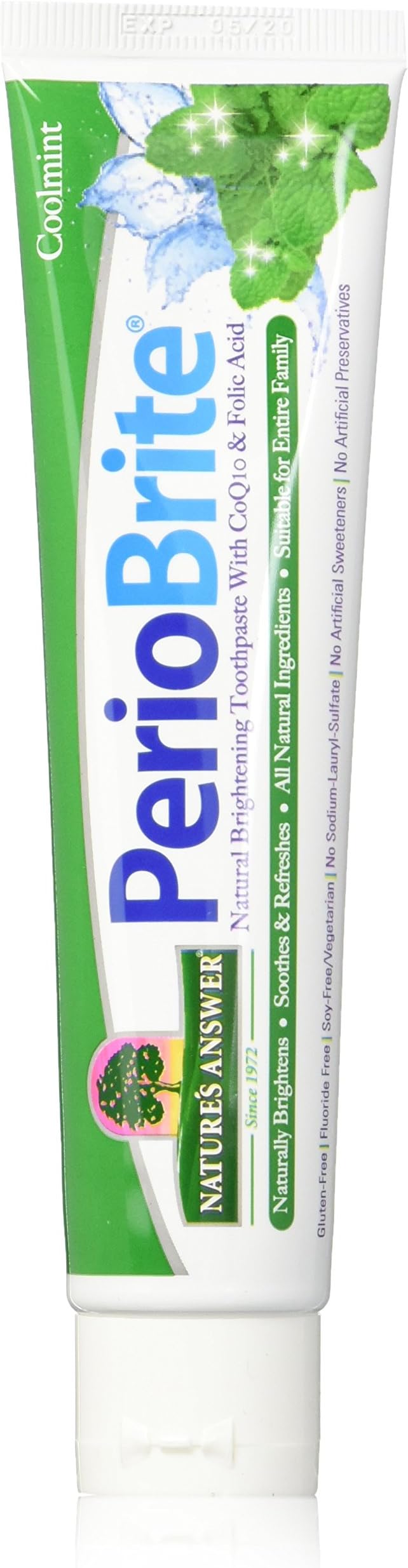 Nature's Answer Periobrite Natural Toothpaste, Cool Mint, 4 Ounce, 3 Count