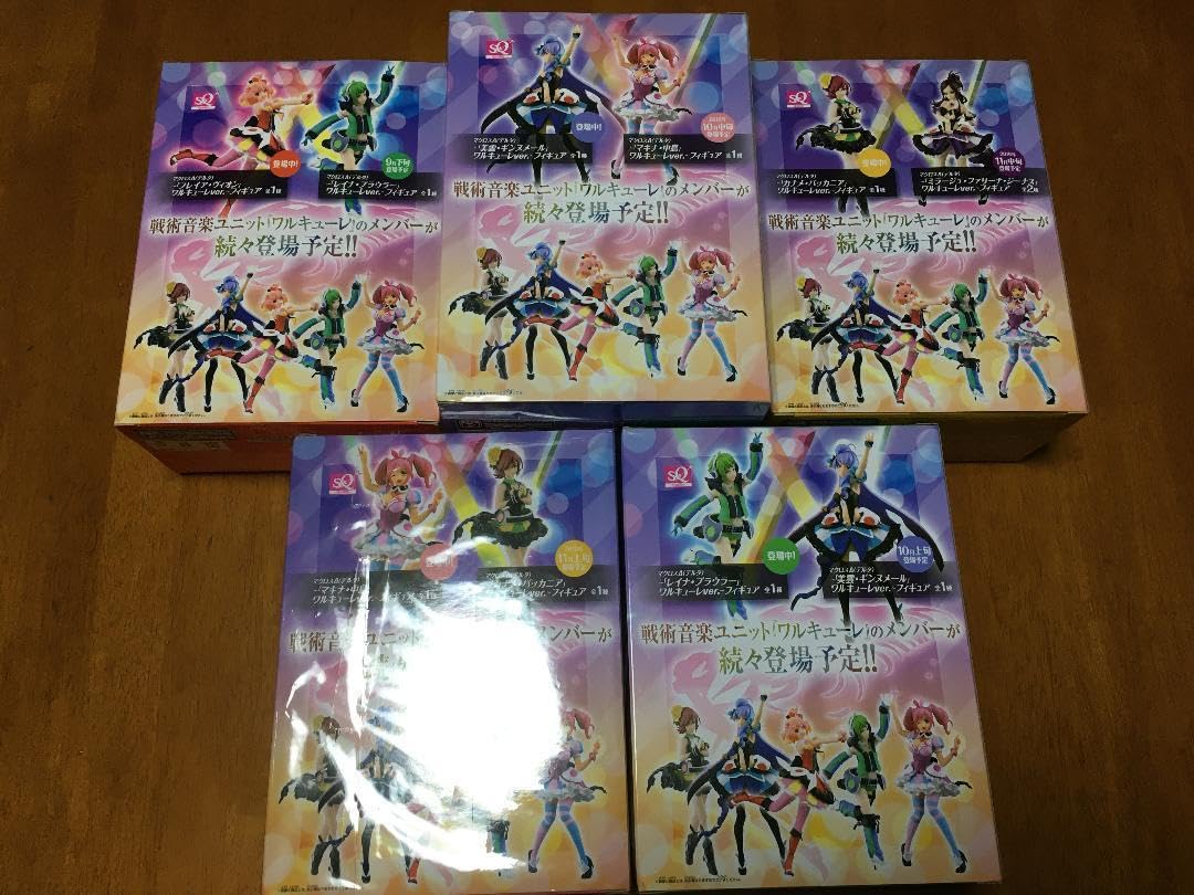 最終値下げ！！！【新品未開封】マクロスΔワルキューレ フィギュア5個セット 未開封 SQ マクロスΔ ワルキューレVer フィギュア 5種セット