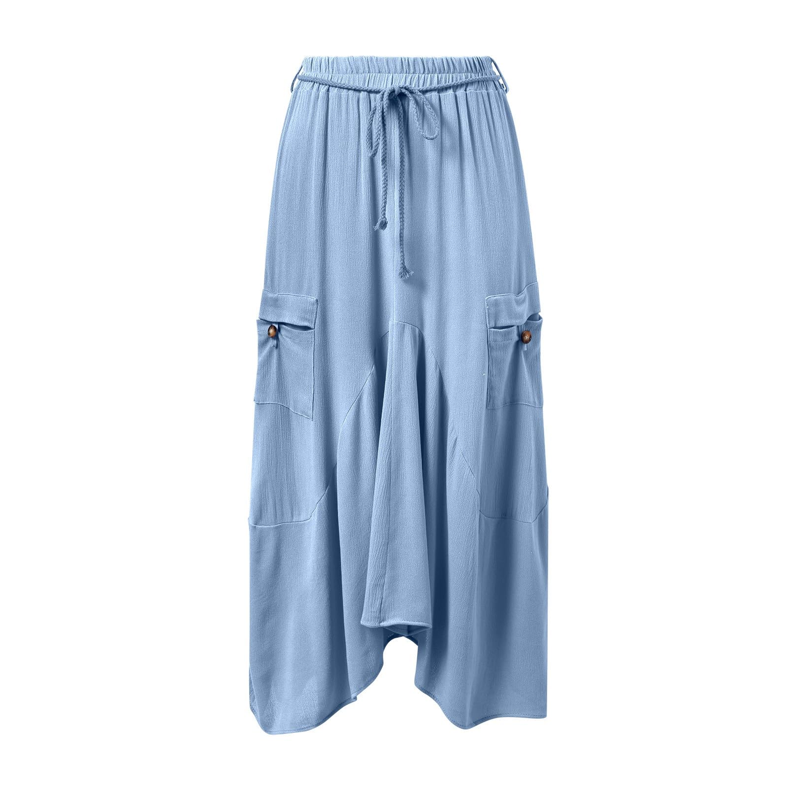 Traje de Dos Piezas con Falda Larga para Mujer Conjunto Elegante y Casual de Talla Unica para Ocasiones