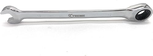 Miniatura 10 de Xtreme Llave de trinquete de punto apretado con movimiento de 5 y acero pulido endurecido para proyectos con espacios métricos estrechos (0.315 in)