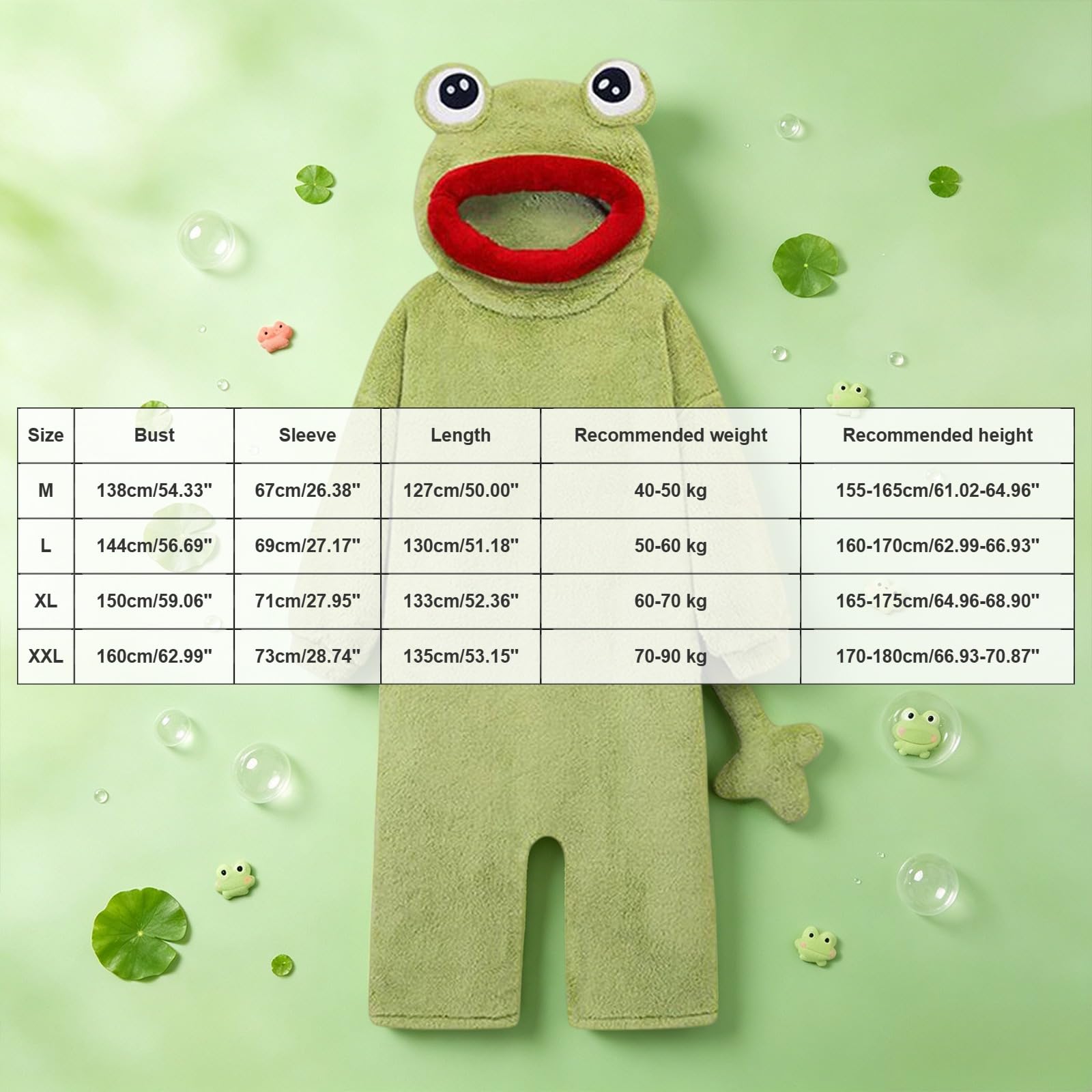 Genérico Pijama de Monstruo Verde para Mujer Hombre, Mono con Capucha de Franela, Pijama de Cuerpo Entero Acogedor con Bolsillos, Otoño Invierno Disfraz Dormir Unisex para Hogar y Halloween