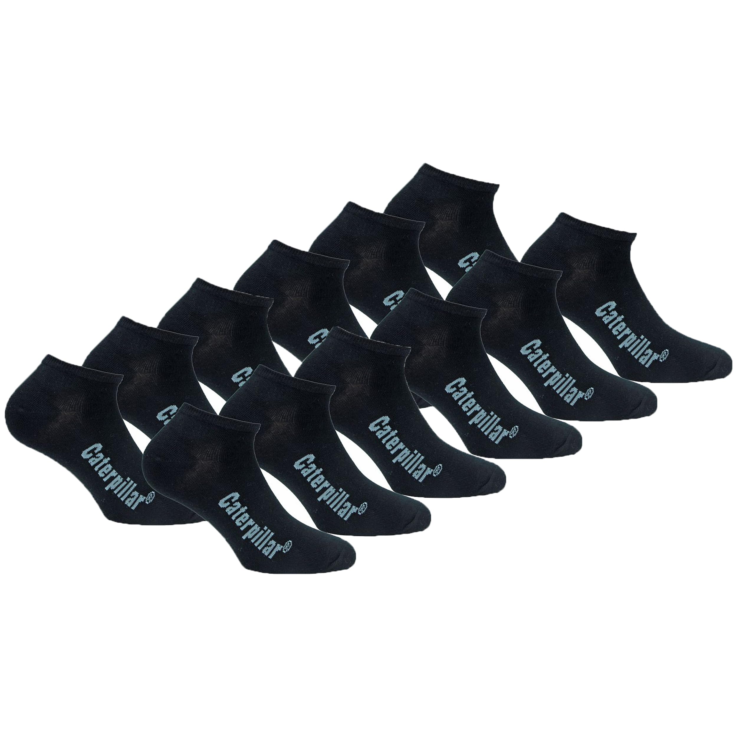 Caterpillar Sneaker 10 paires Chaussettes courtes, hauteur cheville, en coton doux