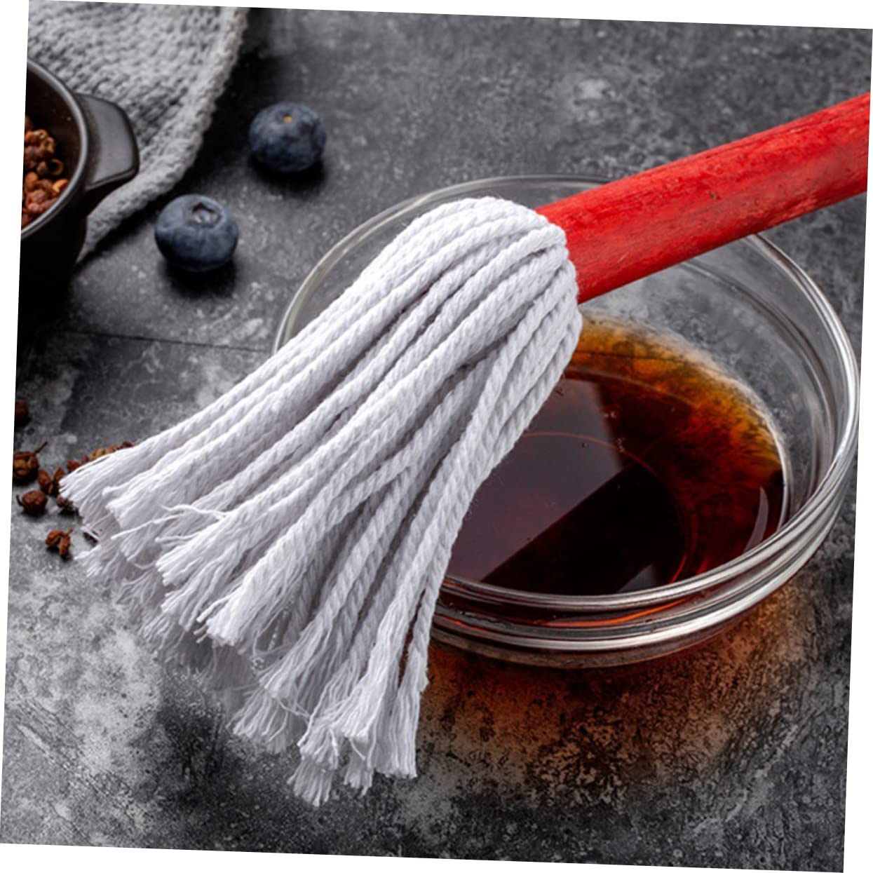 Mipcase Practical Bbq Mop Brushes Sauce Basting Mops Oil Sauce Brush Barbecue for Barbecue Grill Tools
