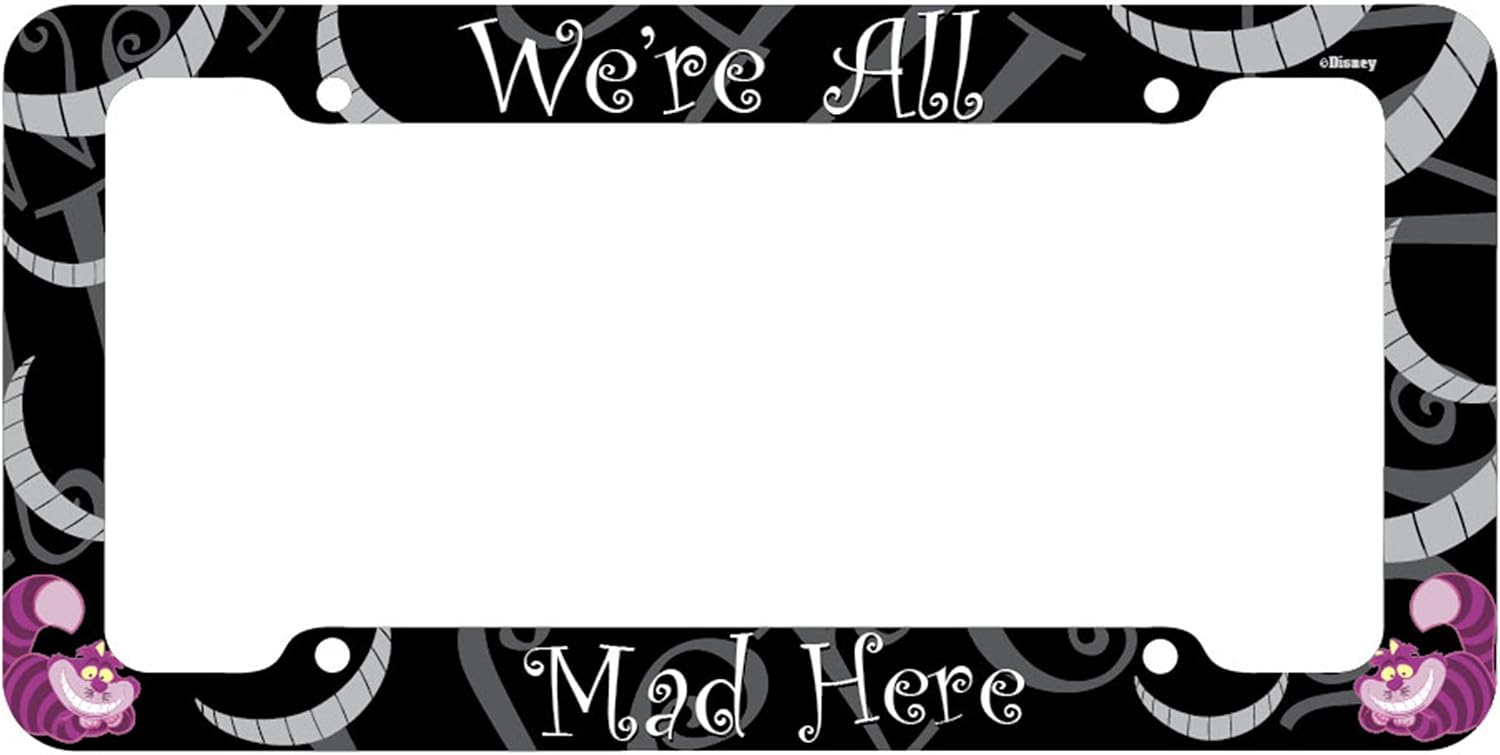 Chroma Graphics 42531 Plastic Cheshire Cat were All Mad Here Frame,black
