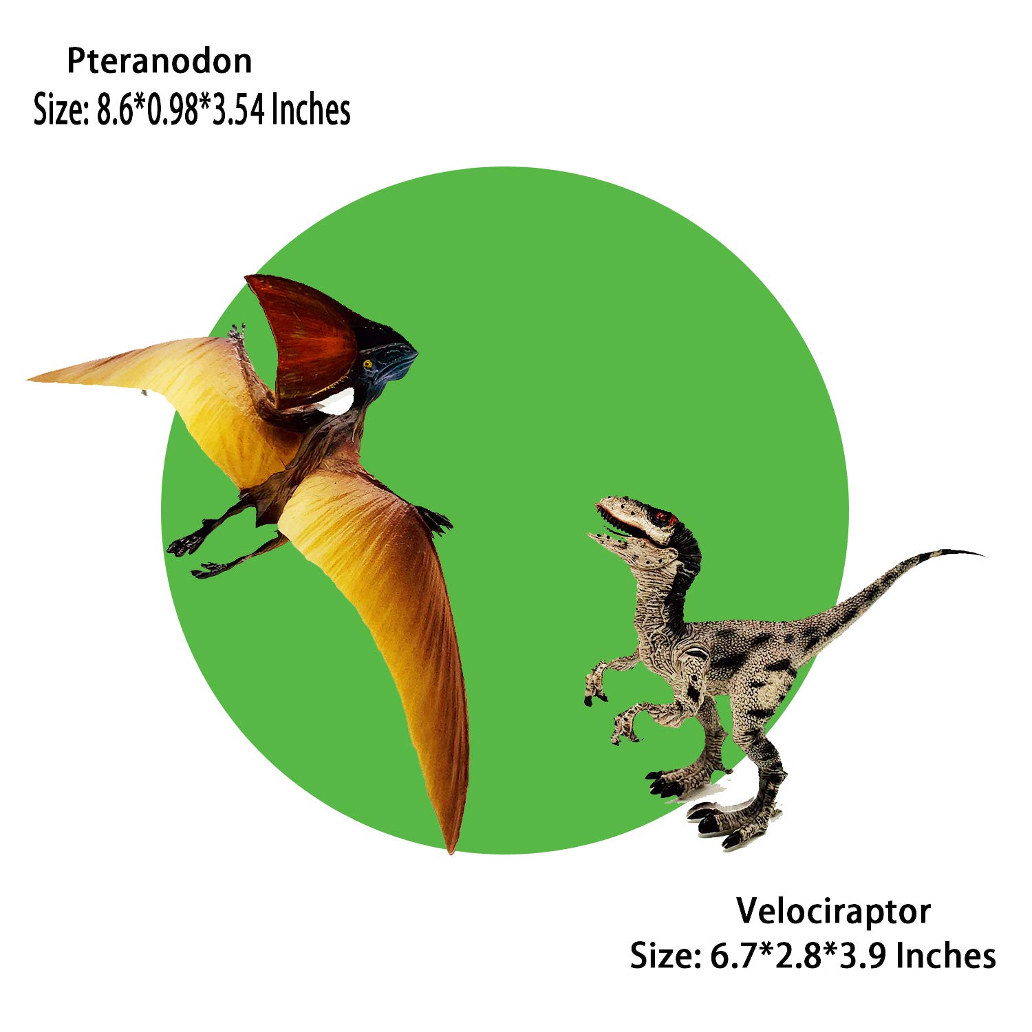 Buy Gemini&Genius Jurassic Dinosaur World Toys, Black Velociraptor and ...