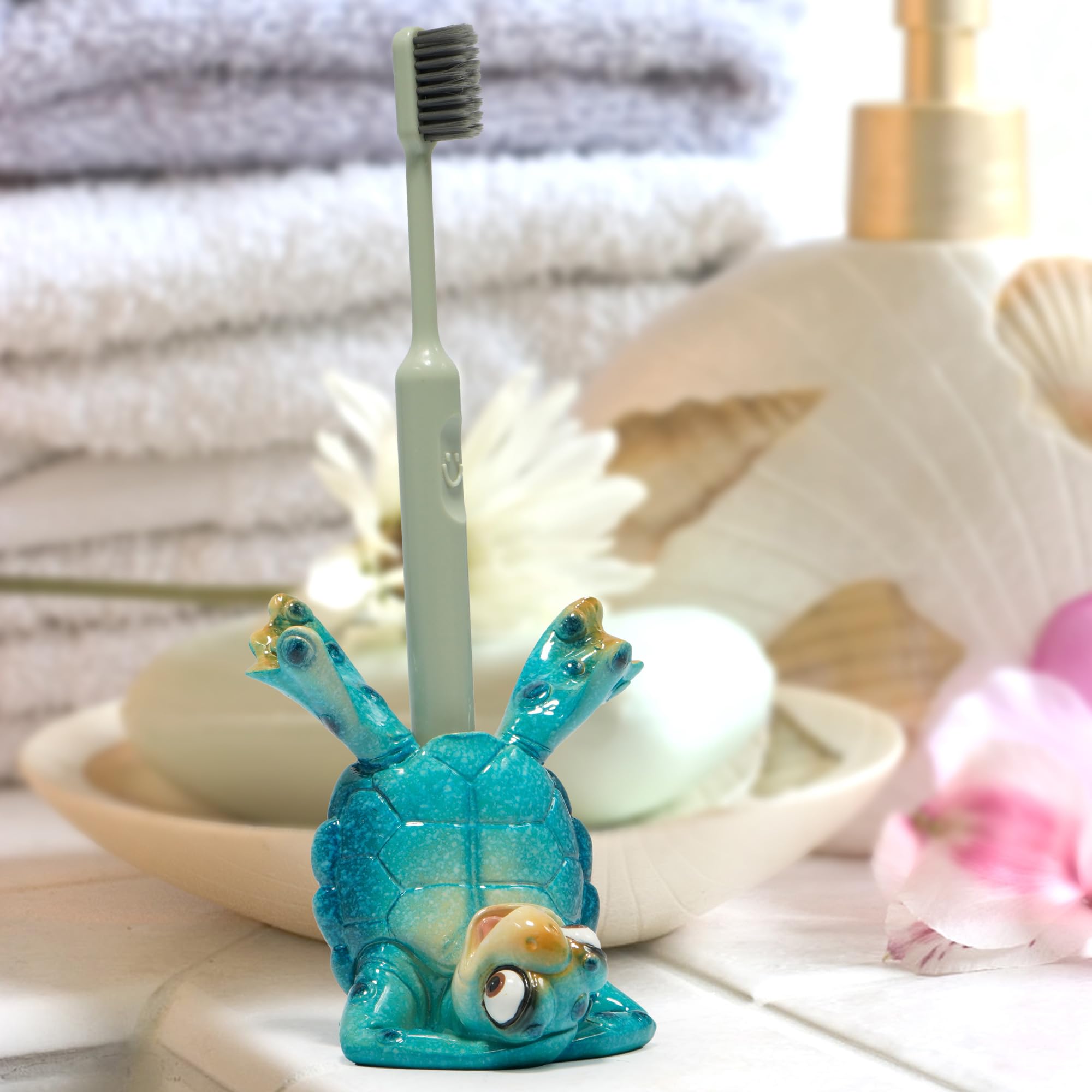 LIYIMENG Bathroom Holder Storage Toothbrush Organizer Box Toothpaste Shelves Creative Brushing Cup Holder Wash Mouth Cup