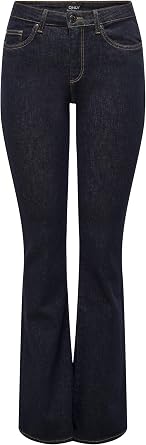 ONLY Female Flared fit Jeans ONLBLUSH Mittlere Taille Flared Jeans | Flared fit jeans