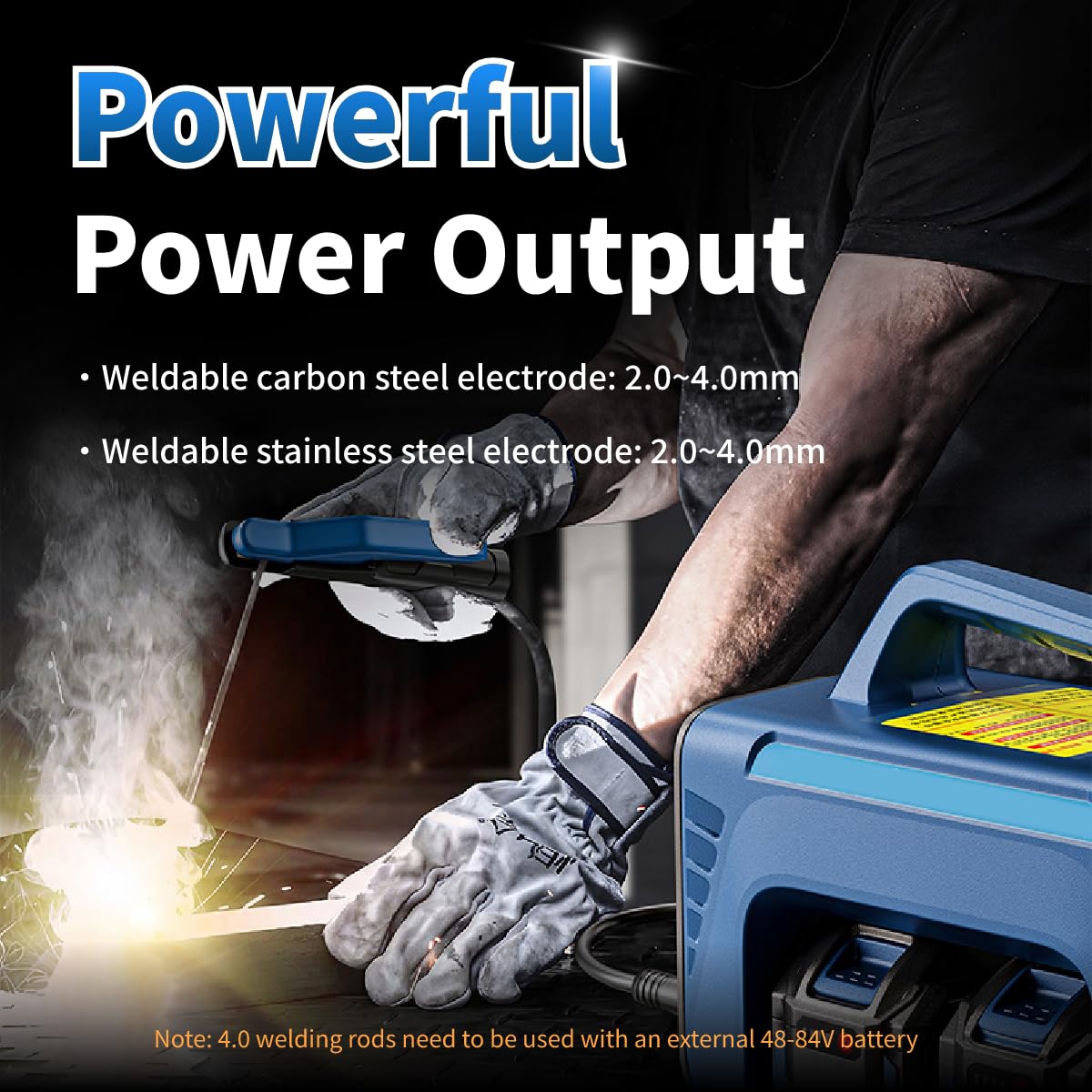Saldatrice Professionale per Batterie al Litio con Grande capacità da 12000 mAh, Saldatura Efficiente E Sicura, Protezione da Surriscaldamento E Cortocircuito, Leggera E Portatile
