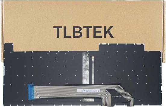 TLBTEK Backlight Keyboard Replacement Compatible with Asus TUF Gaming A15 FX506 FA506 FA556 TUF506.TUF A17 FA706.TUF Gaming F17 FX706LI FX706 FX706L FA706U FX706U FA706 661VUS00 Series RGB Laptop