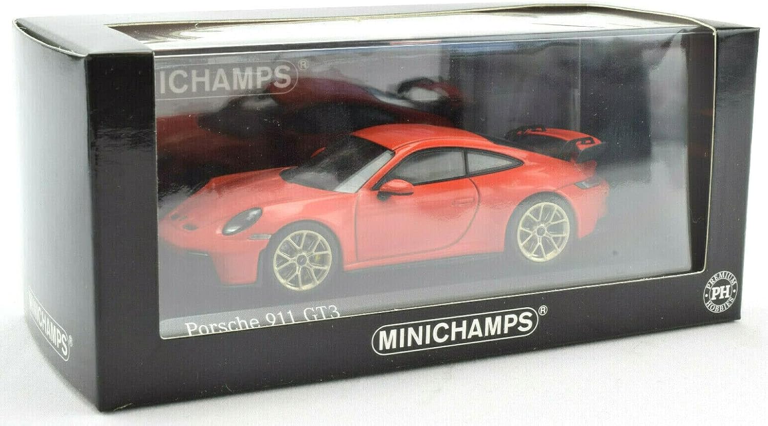 Minichamps x Premium Hobbies 2020 911 992 Lava Orange GT3 1:43 Scale Diecast Car 413069217