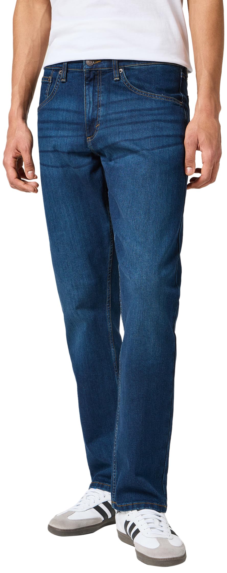Wrangler Herren Jeans Action Comfort Athletic Fit, Regular Tapered Fit, Tapered Leg