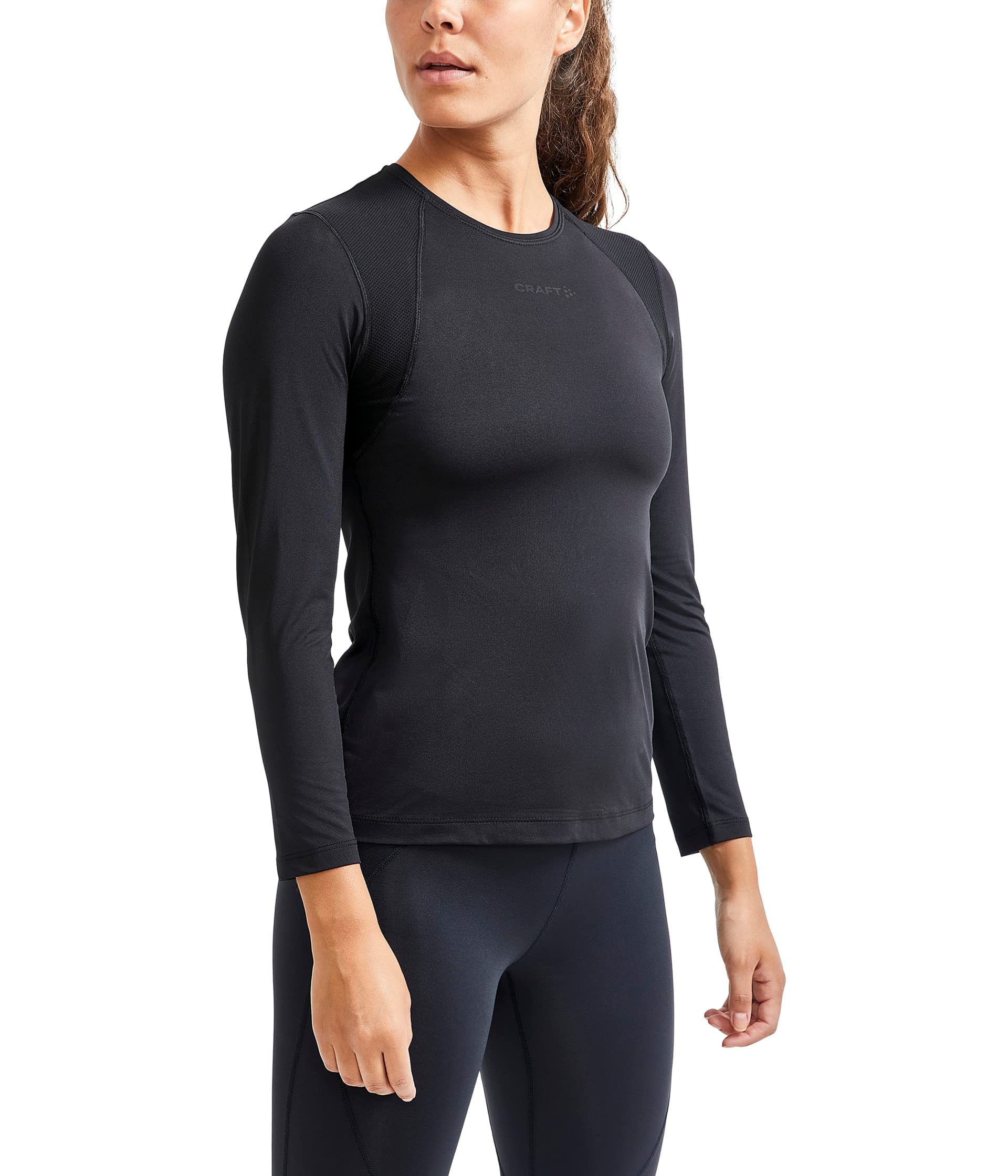 Craft Training Advanced Essence Long Sleeve Jerseys - Black, Small