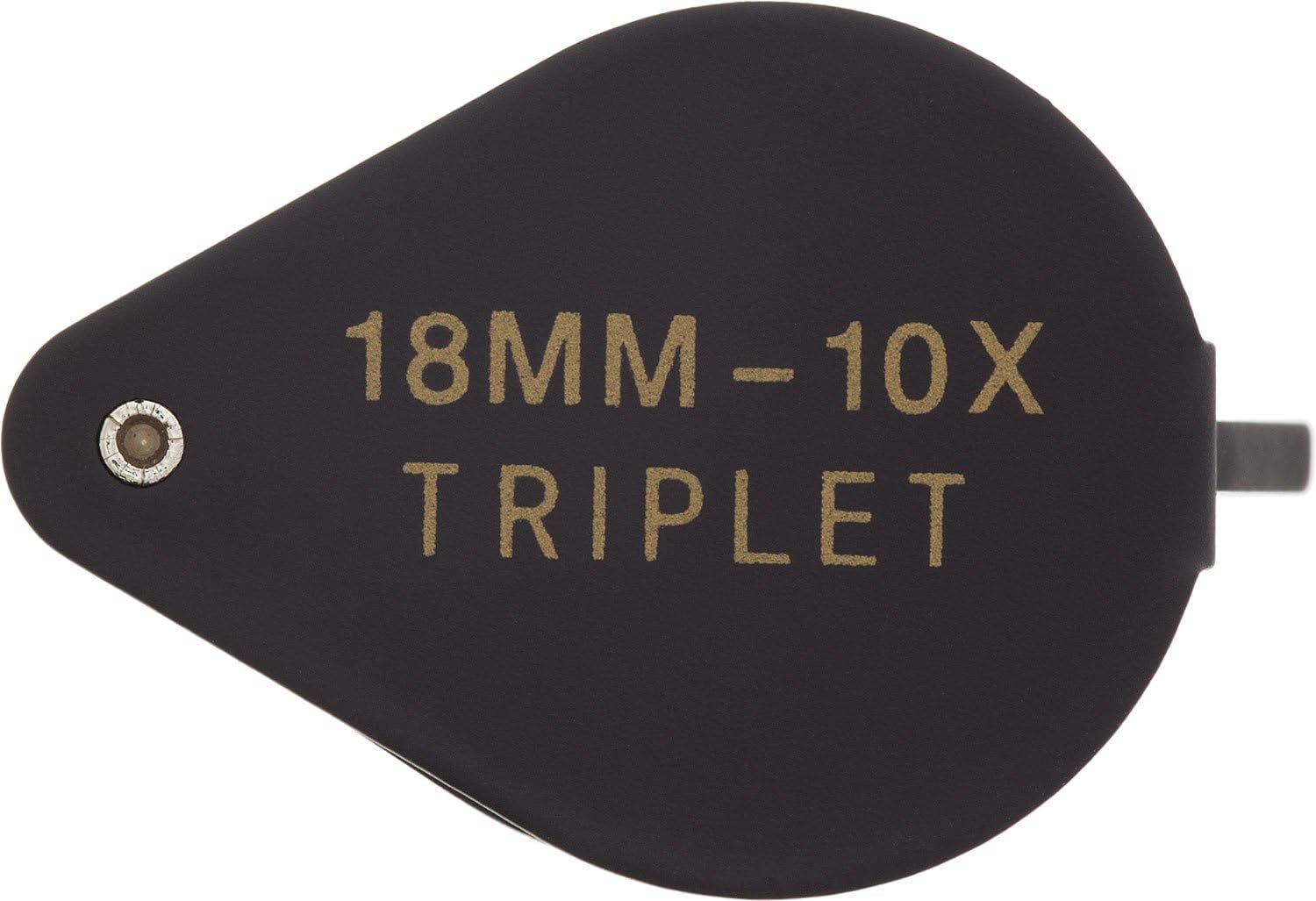 Diamond Loupe, 10x Triplet, Black Matte, 18 Millimeters | ELP-750.01