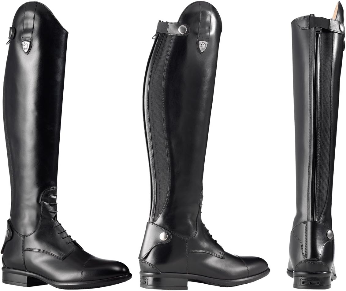 Tattini Boxer Laced Long Riding Tall Boots, S calf size (41)