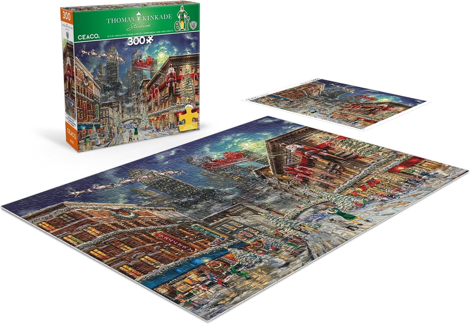 Ceaco - Thomas Kinkade - Holiday - Elf - 300 Piece Jigsaw Puzzle