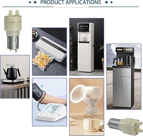 Miniatura 7 de CHANCS Micro 280 Bomba de diafragma autocebante DC 3V 6V Bomba de succión de grado alimenticio Agua para estufa de té electromagnética