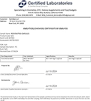 Vista 4 de High Purity Trans Resveratrol Supplement 500mg - Each Capsule Exceeds 98% Purity - 3rd Party Tested - Vegan - Sirtuin Activating and Cell Protecting