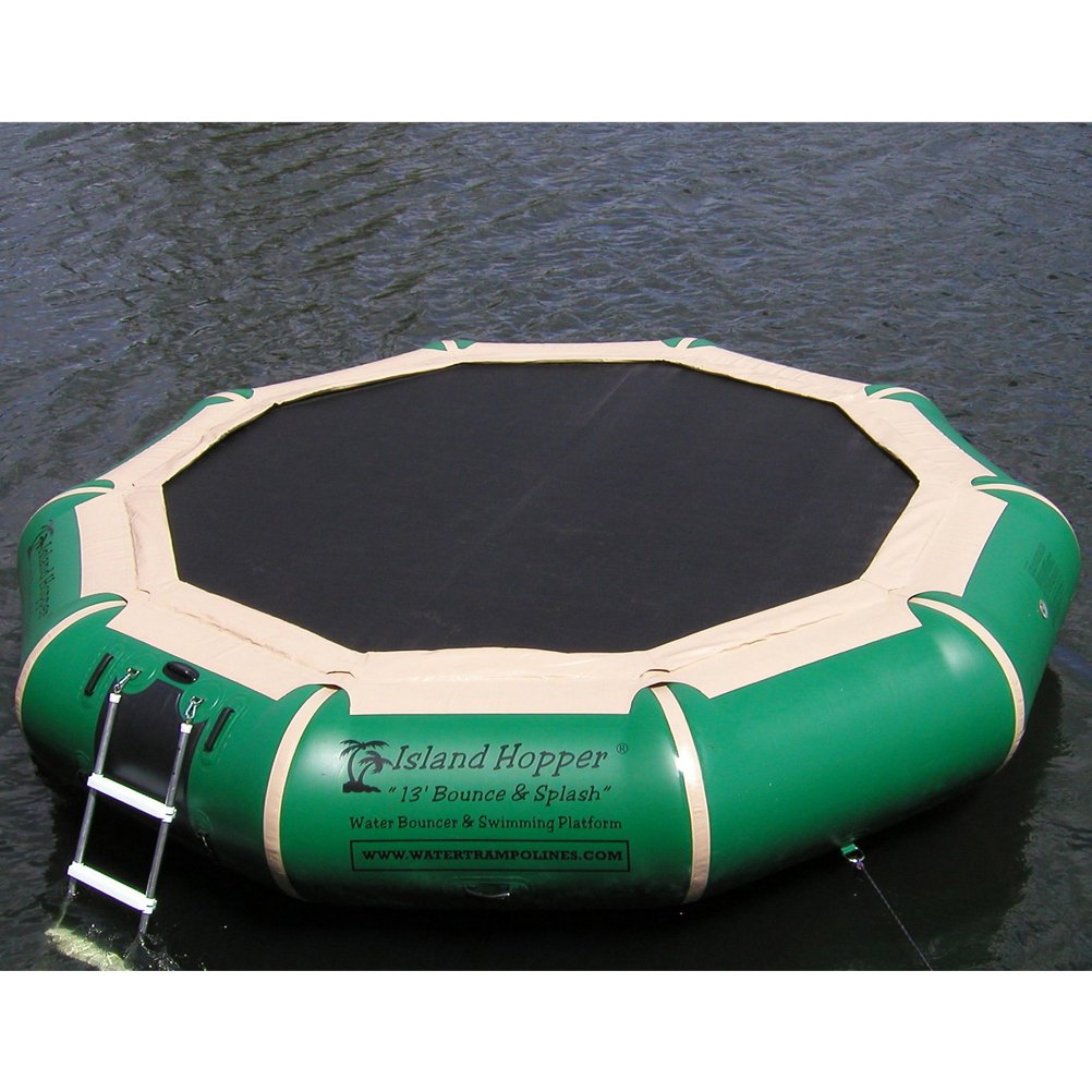 Island Hopper13' Bounce N Splash Water Bouncer Natural Green (water bouncer only)