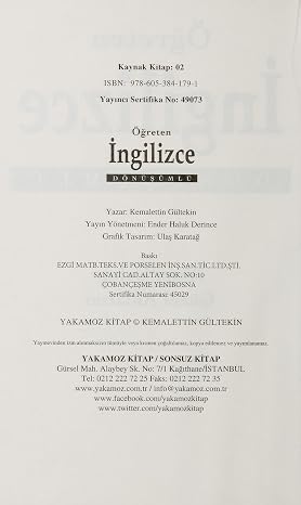 Öğreten İngilizce; Dönüşümlü - Akıcı Üslup - Güzel Anlatım