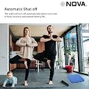 Nova BGS -1260 Ultra Lite Electronic Digital Personal Body Scale (Black/ Sea Blue - Colour May Vary) gallery image