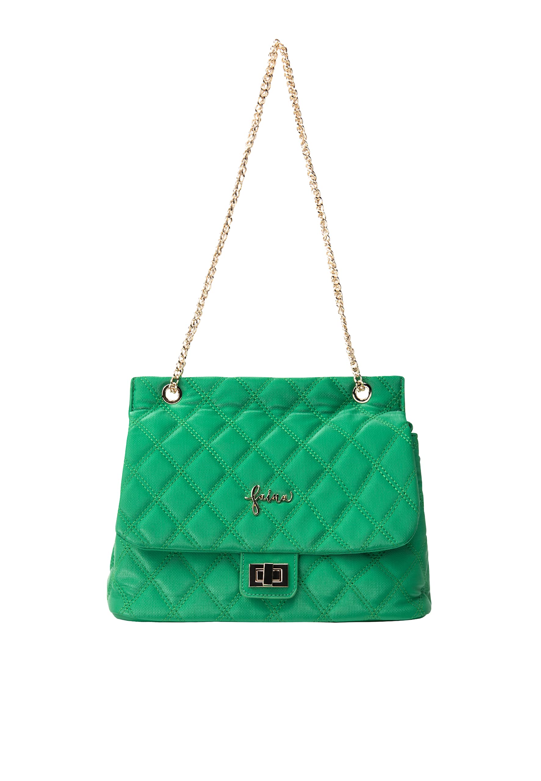 NALLY Women's Shoulder Bag, Green, One Size
