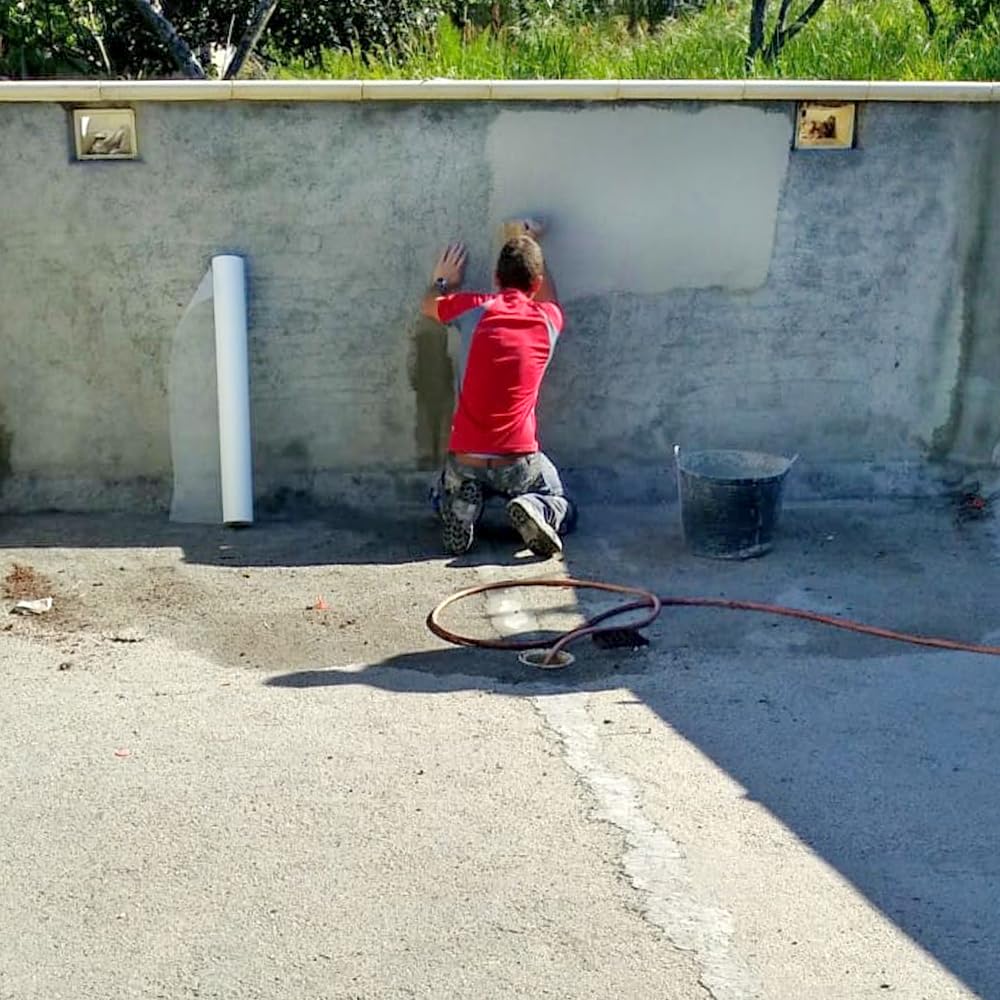 Treillis en Fibre de Verre quadrillé (10 m x 1m) - Idéal pour les réparations au mortier et l'étanchéité des surfaces