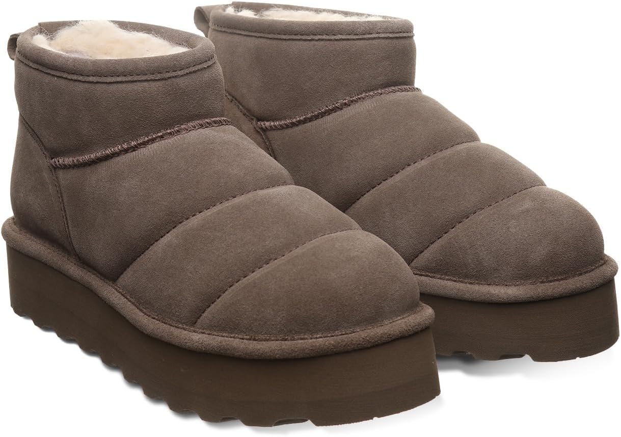 BEARPAW Women's Quilted Retro Shorty Ankle Boot