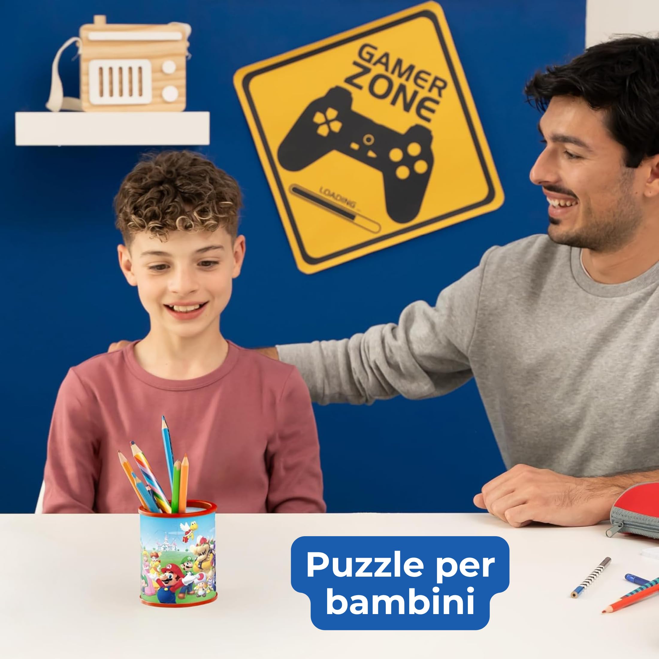 Ravensburger Puzzle 3D Super Mario Bros Portapenne 57 Pezzi
