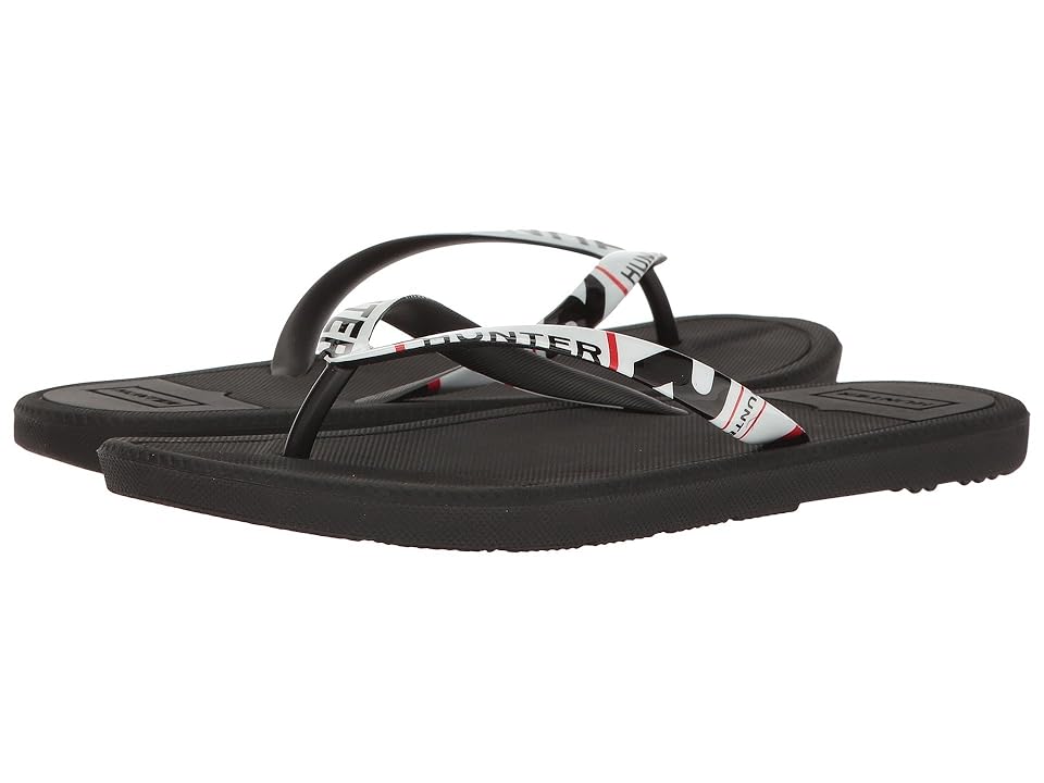

Hunter Original Exploded Logo Flip-Flop (Black) Women's Shoes