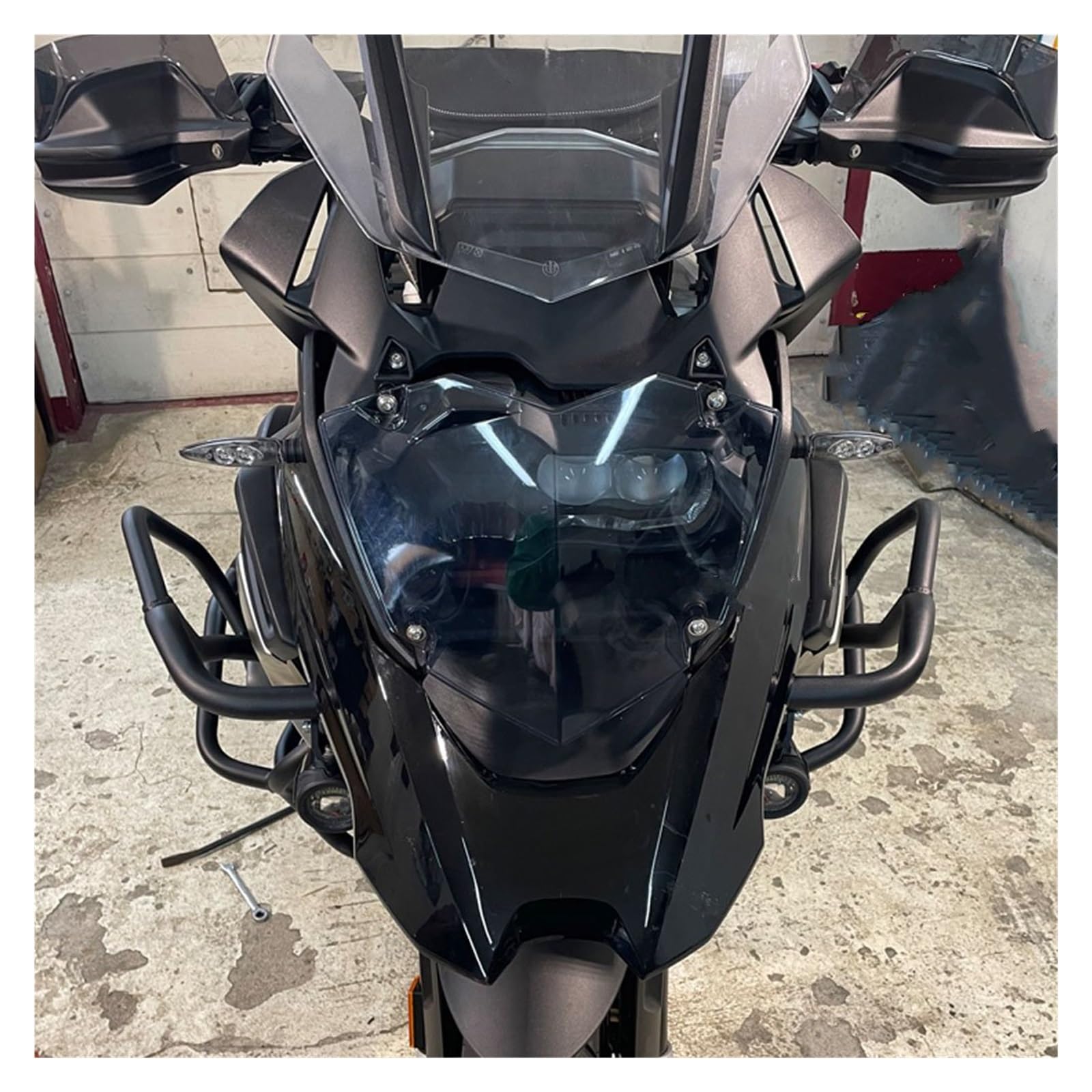 Faro Griglia Protettiva Protezione Copertura Protezione Luce Testa Per R1250GS R1200GS/ADV LC Protezione Faro Motociclo Per BMW R1200 GS R1250 Per GSA 2013-2023 Protezione Per Faro Per Moto (Colore