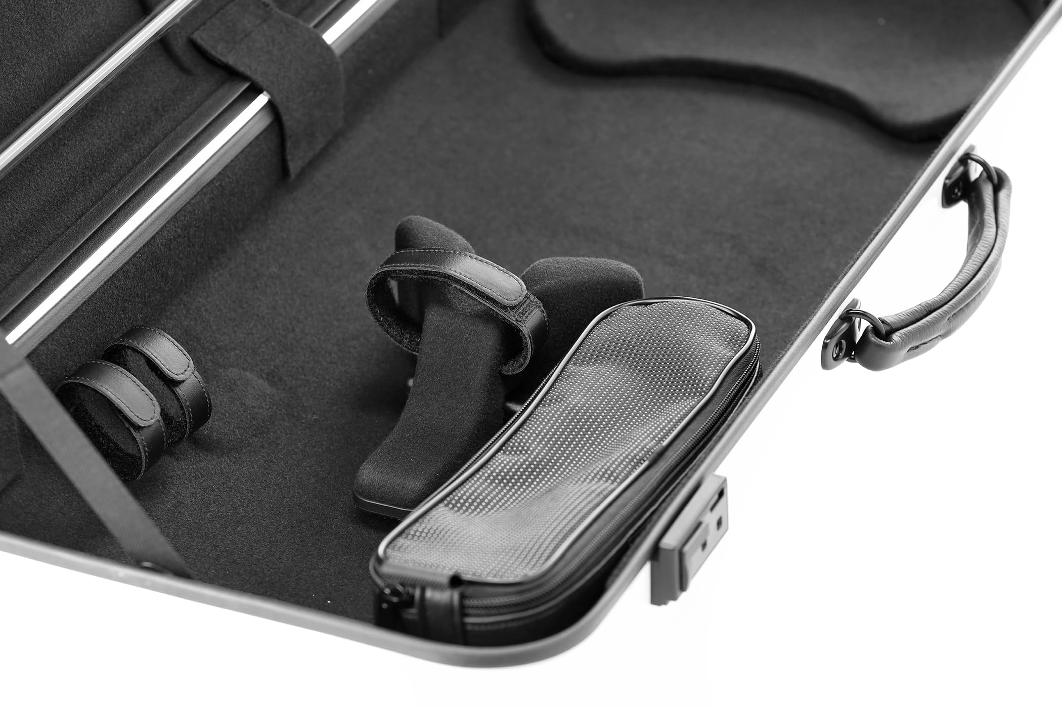 GEWA Violakoffer AIR 2.8 weiß hochglanz mit Seitengriff