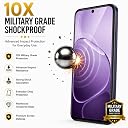 FIRST MART 3D Borderless Tempered Glass for Oppo K14 & Oppo K14x | HD Clear Edge-to-Edge Screen Protector, 9H Scratch Resistant, Oleophobic, Case-Friendly | Pack of 1 gallery image