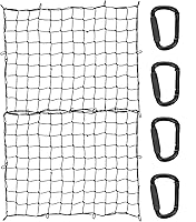 Vista 1 de Red de carga elástica de servicio más pesado para caja de camioneta pickup - 4' x 6' se estira hasta 8' x 12' - Malla elástica de látex pequeña