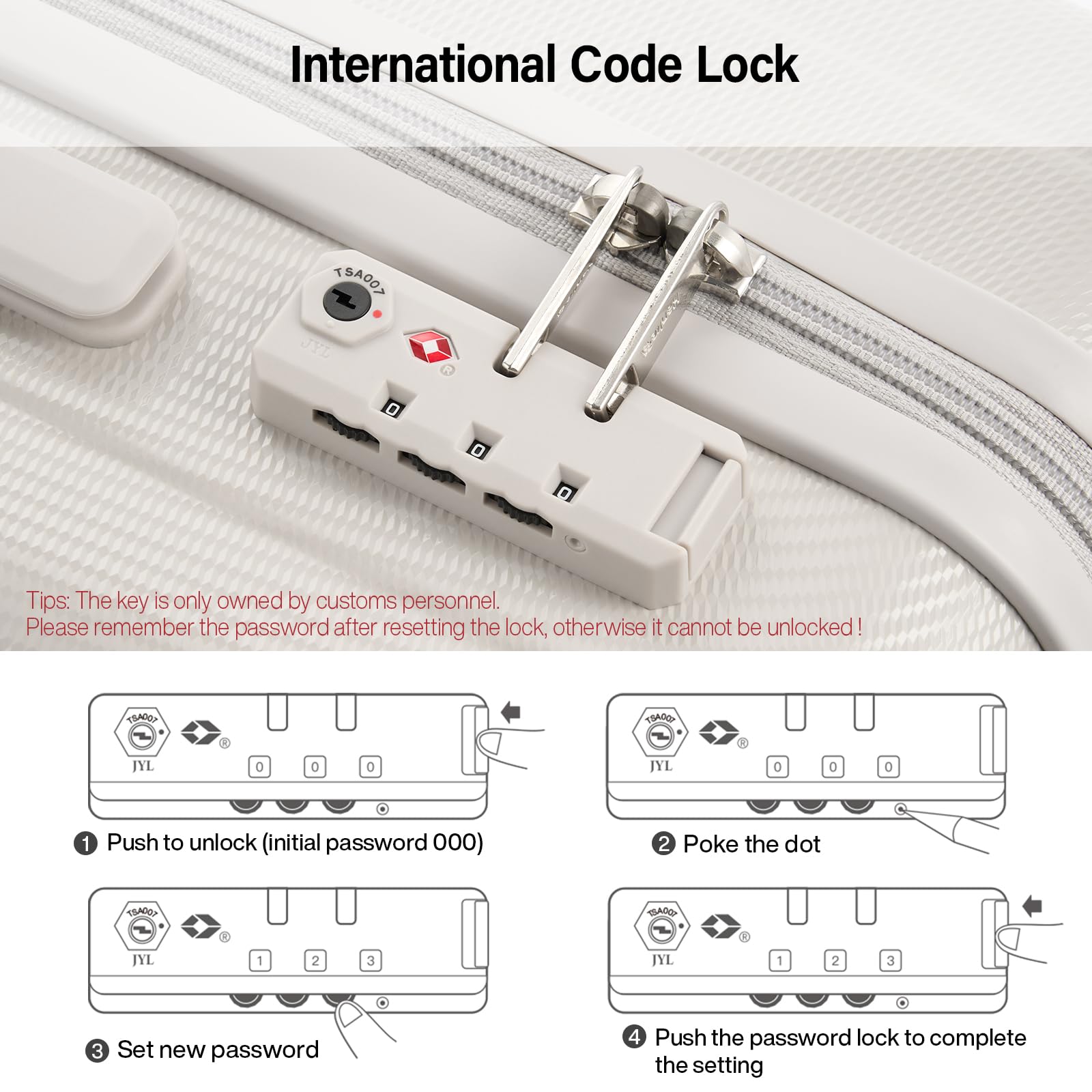 Hanke Hardshell Luggage Sets 2 Piece Extra Large Suitcases with Lock,28 Inch Luggage with Spinner Wheels, Travel Suitcase for Women Men 20 29Inch,Ivory White