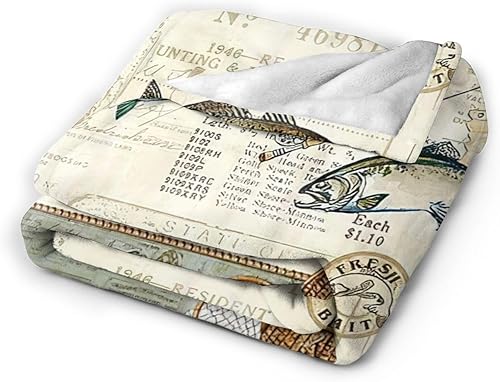 Miniatura 81 de Tijuboni Manta con diseño de tortuga marina y océano, regalos náuticos para mujeres, hombres, niñas, niños y adultos, manta de franela suave para