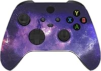 Vista 2 de Custom Controller for Xbox Series X/S - One - PC - Custom Gaming Controller -Soft Shell for Comfort Grip X (Galaxy)