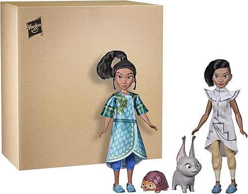 Miniatura 2 de Disney's Raya and The Last Dragon Young Raya y Namaari Fashion Dolls 2 unidades, ropa de muñeca de moda, juguete para niños de 3 años en adelante
