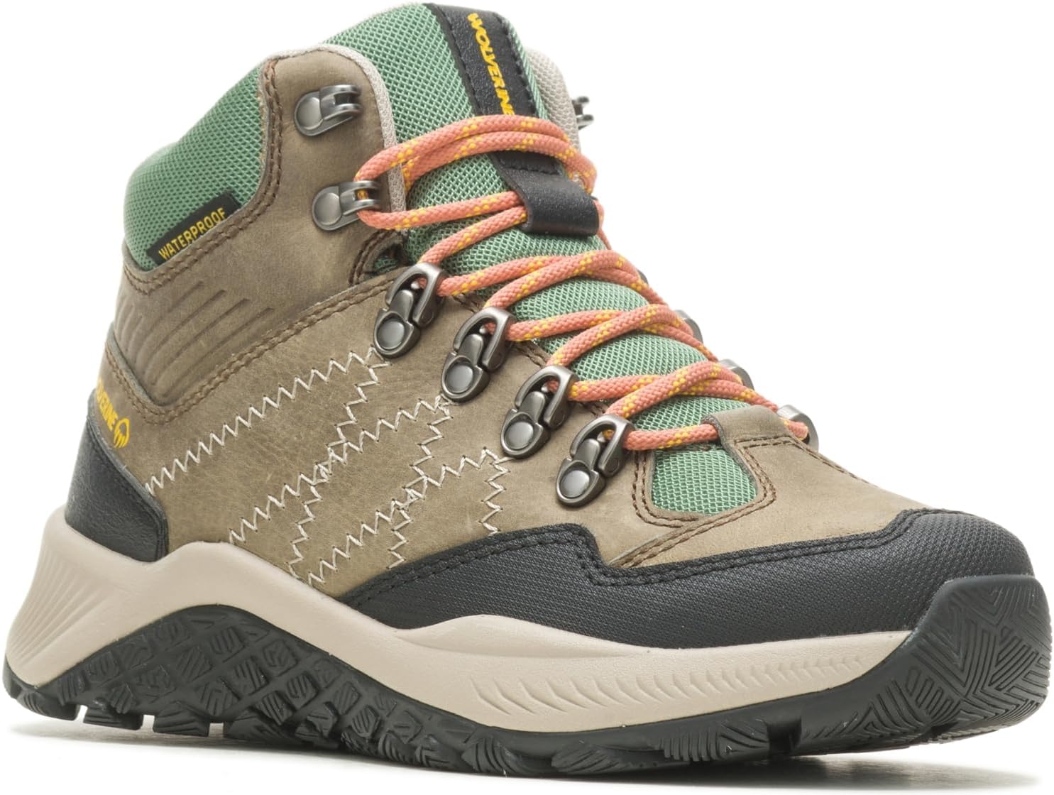 WOLVERINE Men's Luton Mid Waterproof Hiker Hiking Boot