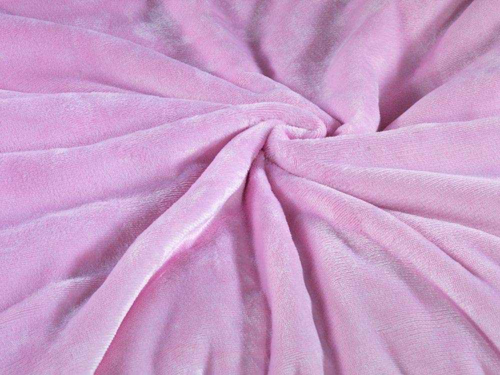 MALIKA® Jersey Cashmere-Touch Plüsch Kinder Spannbettlaken für Kindermatratze Kinderbett 60x120-70x140 Spannbetttuch Bettlaken, Farbe:Rosa, Größe:Doppelpack