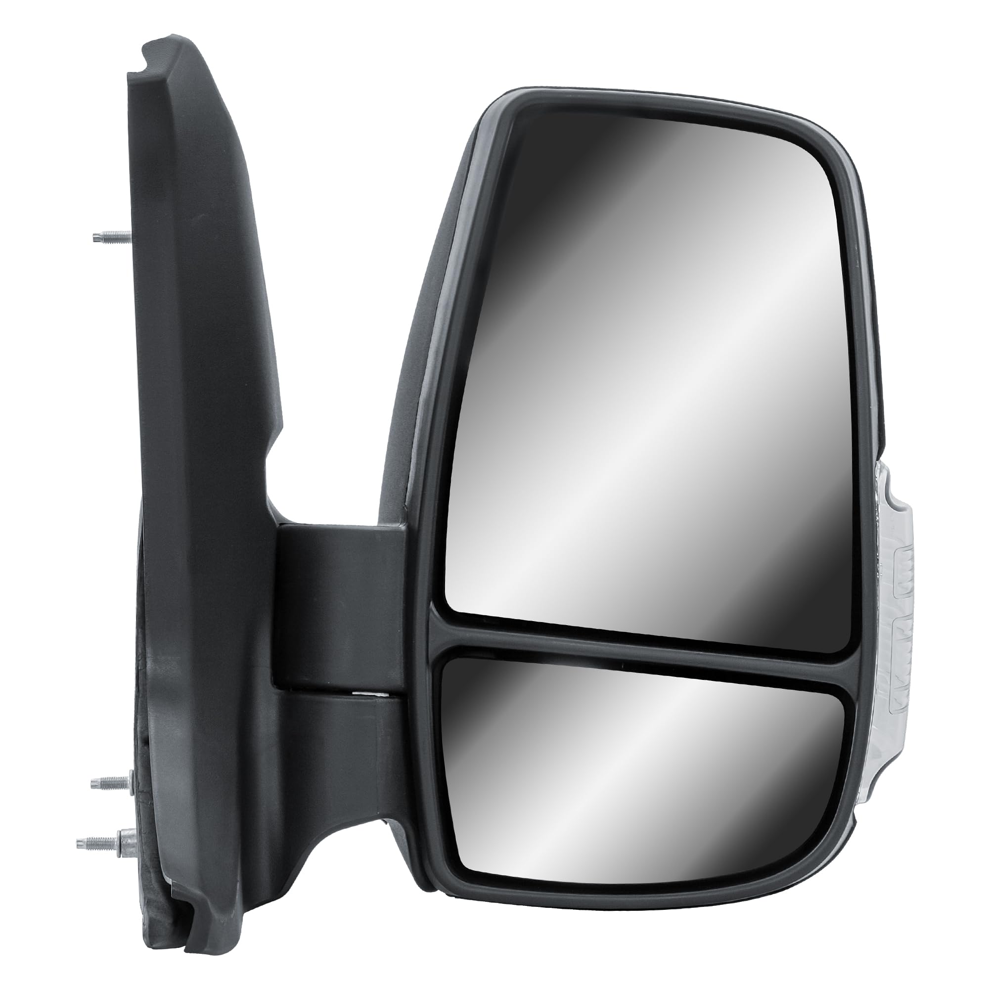 Complete Long Arm Manual Wing Mirror Assembly For Ford Transit MK6 MK7 2000 To 2014 (Right - Driver Side - View #3