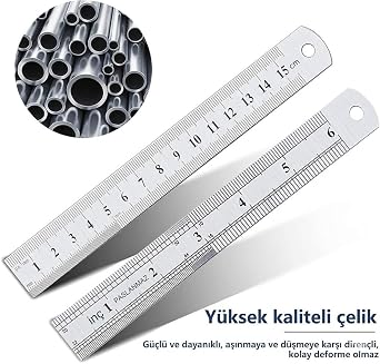 Çelik Cetvel (15 cm)