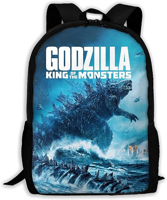 Godzilla vs. King Kong, zaino casual per bambini, per la scuola scolastica,  borsa da snack per le vacanze, refrigerante/impermeabile, Godzilla11, 16  Zoll, : Amazon.it: Valigeria